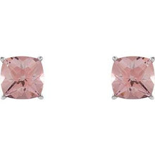 Load image into Gallery viewer, Cushion 4-Prong Scroll Setting¬Æ Earrings 
