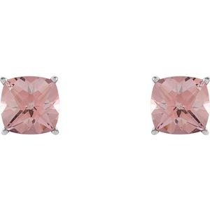 Cushion 4-Prong Scroll Setting¬Æ Earrings 