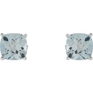 Cushion 4-Prong Scroll Setting¬Æ Earrings 
