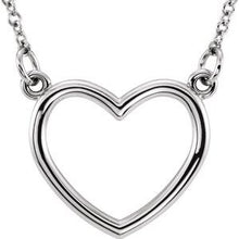 Load image into Gallery viewer, Sterling Silver 10x10.75 mm 16&quot; Heart Necklace
