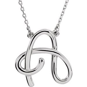 Initial Necklace or Center