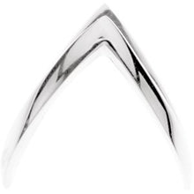 Load image into Gallery viewer, Sterling Silver V Ring
