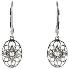 Load image into Gallery viewer, Granulated Filigree Lever Back Earrings
