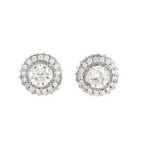 Load image into Gallery viewer, Platinum 1 CTW Diamond Earrings
