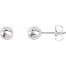 Load image into Gallery viewer, Bright Finish Ball Earrings
