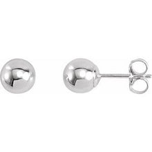 Load image into Gallery viewer, Bright Finish Ball Earrings 
