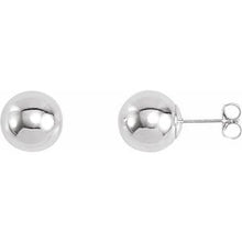 Load image into Gallery viewer, Bright Finish Ball Earrings
