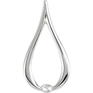 Sterling Silver Freeform Pendant