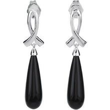 Load image into Gallery viewer, Onyx Earrings
