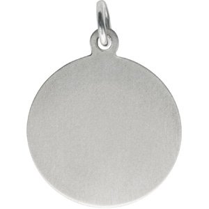 Sterling Silver 14.5 mm St. Michael Medal