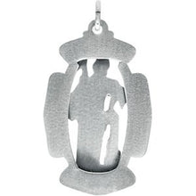 Load image into Gallery viewer, Sterling Silver 33x20.5 mm St. Florian Medal
