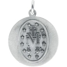 Load image into Gallery viewer, Sterling Silver 12 mm Miraculous Medal
