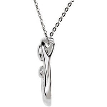 Load image into Gallery viewer, Sterling Silver 1 Child Mother&#39;s Embrace 18&quot; Necklace
