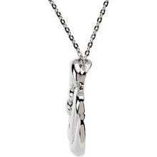 Load image into Gallery viewer, Sterling Silver 3 Child Family 18&quot; Necklace
