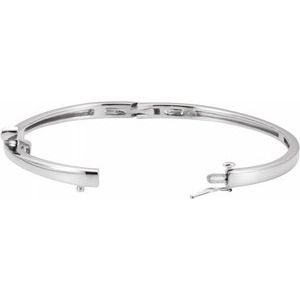 Journey Hinged Bangle Bracelet 