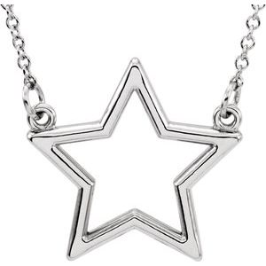 Sterling Silver Star 16