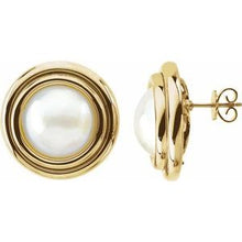 Load image into Gallery viewer, Mab√© Cultured Pearl Earrings
