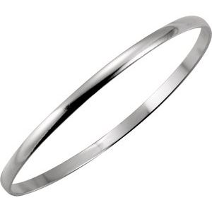Sterling Silver 4 mm Bangle Bracelet
