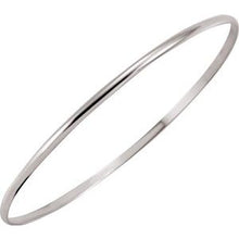 Load image into Gallery viewer, Sterling Silver 2.5 mm Bangle Bracelet
