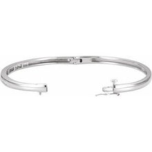 Load image into Gallery viewer, Accented Hinged Bangle Bracelet 
