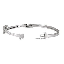 Load image into Gallery viewer, 14K White 5/8 CTW Diamond Bangle Bracelet
