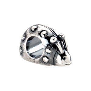 Kera¬Æ Sterling Silver Ladybug Bead