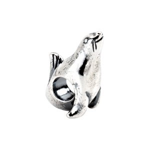 Kera¬Æ Sterling Silver Seal Bead