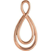 Load image into Gallery viewer, 14K Rose 15.3x7.3 mm Infinity-Inspired Pendant
