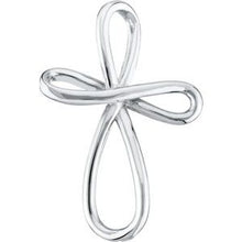 Load image into Gallery viewer, Sterling Silver Metal Fashion Cross Pendant
