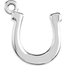 Load image into Gallery viewer, Sterling Silver Petite Horseshoe Dangle

