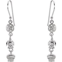 Load image into Gallery viewer, Mini Turtle and Shell Earrings
