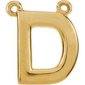 Initial Necklace Center