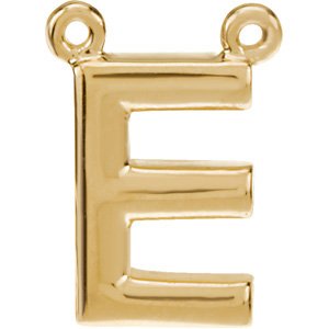 Initial Necklace Center