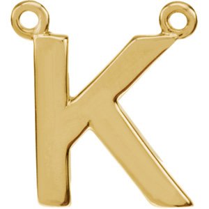Initial Necklace Center