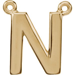 Initial Necklace Center