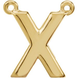 Initial Necklace Center