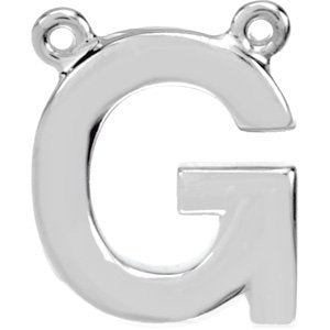 Initial Necklace Center
