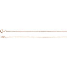 Charger l&#39;image dans la galerie, 14K Rose Gold-Filled 1 mm Solid Cable 18&quot; Chain
