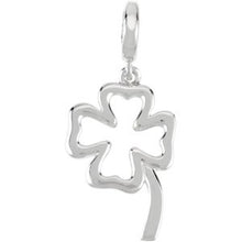 Charger l&#39;image dans la galerie, Sterling Silver Petite Clover Charm
