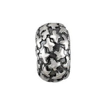 Charger l&#39;image dans la galerie, Sterling Silver 11.6x6.9 mm Cluster of Stars Bead
