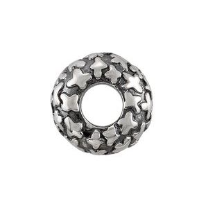 Sterling Silver 11.6x6.9 mm Cluster of Stars Bead