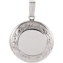 Load image into Gallery viewer, Sterling Silver Round Locket
