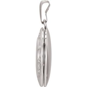 Sterling Silver Round Locket