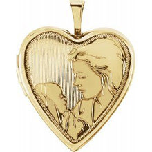 Load image into Gallery viewer, Child &amp; Mother Heart Locket
