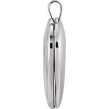 Load image into Gallery viewer, Sterling Silver 20.5x19 mm Heart Cross Locket
