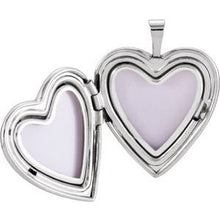 Load image into Gallery viewer, Heart Locket with Cross
