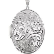 Load image into Gallery viewer, Sterling Silver Oval Locket
