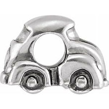 Charger l&#39;image dans la galerie, Sterling Silver 15x10.75 mm Beadle Bug Car Bead
