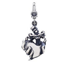 Charger l&#39;image dans la galerie, Heart Charm with Dagger &amp; Fire
