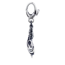 Charger l&#39;image dans la galerie, Heart Charm with Dagger &amp; Fire
